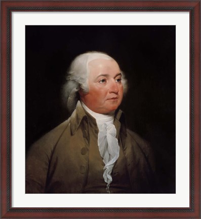 Framed President John Adams Print