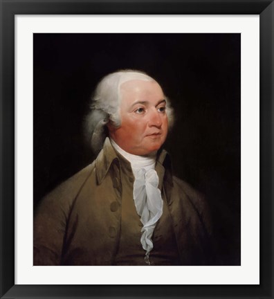Framed President John Adams Print