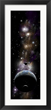 Framed Earth-Like Planet Print