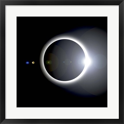 Framed Solar Eclipse Print