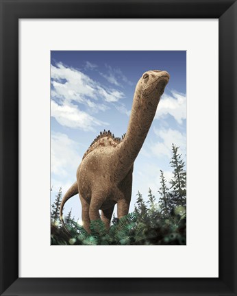 Framed Demandasaurus Print