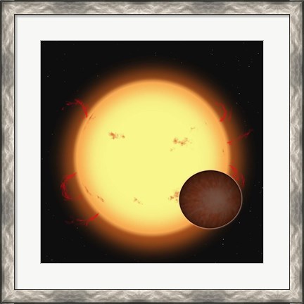 Framed HD 209458B (Extra Solar Planet) Print