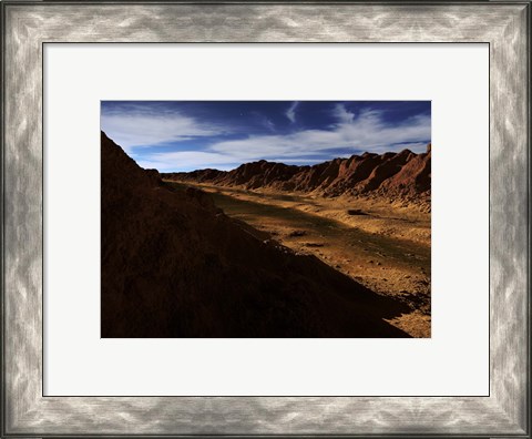 Framed River on Mars Print