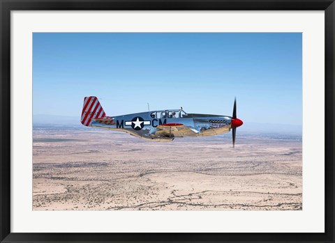 Framed TP-51C Mustang Print