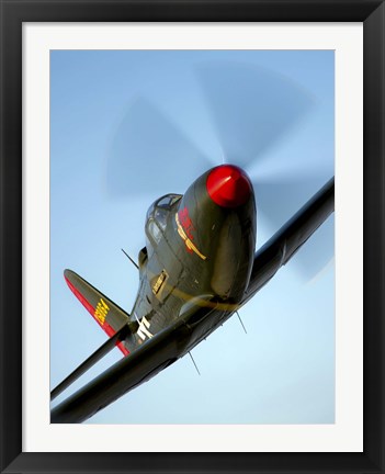 Framed Bell P-63 Kingcobra Print