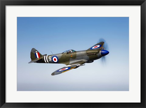 Framed Supermarine Spitfire Mk-18 Print