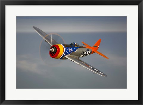 Framed Republic P-47D Thunderbolt Print