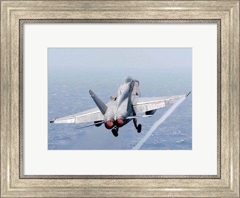 Framed F/A-18 Hornet Print