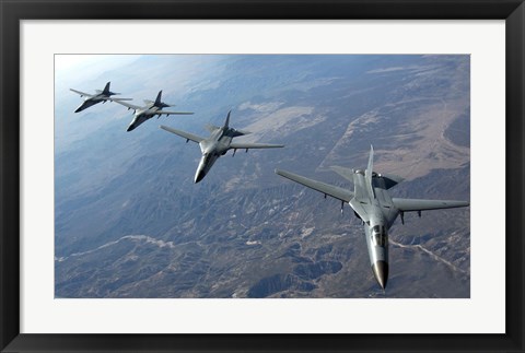 Framed Four Royal Australian Air Force F-111 Print