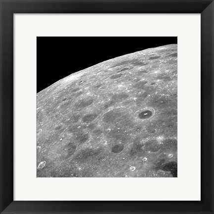 Framed Lunar Surface Print