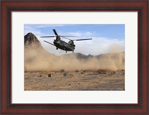 Framed CH-47 Chinook Print