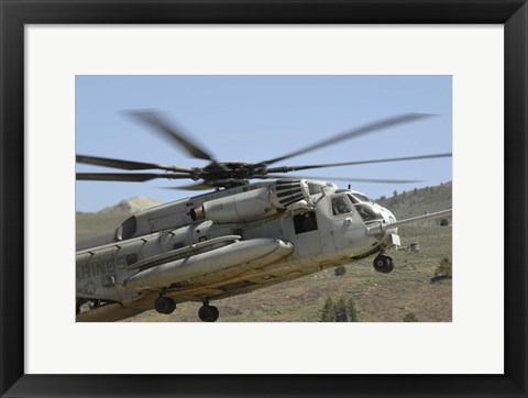 Framed CH-53 Super Stallion Print
