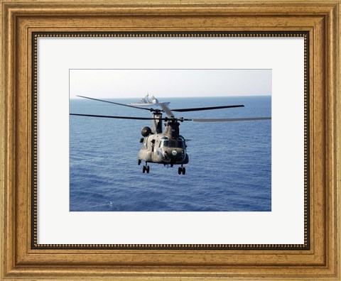 Framed US Army MH-47 Chinook Print