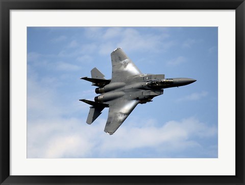 Framed F-15E Strike Eagle Print