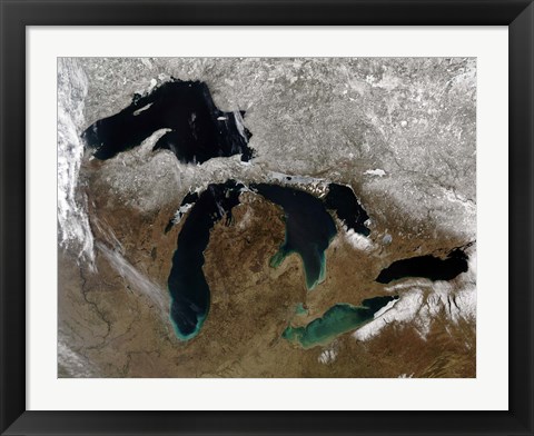 Framed Great Lakes Print