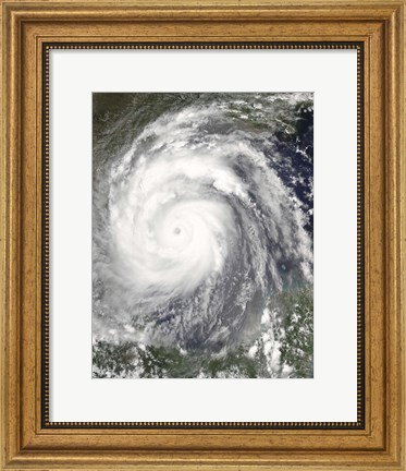 Framed Hurricane Emily Print