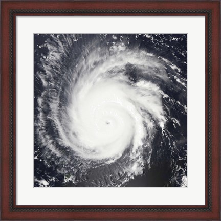 Framed Hurricane Frances Print