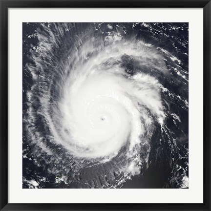 Framed Hurricane Frances Print