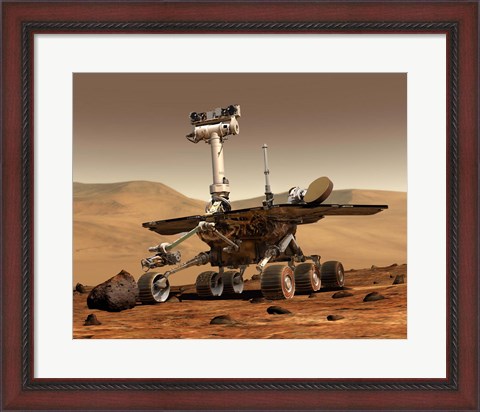 Framed Mars Rover Print