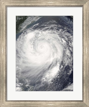 Framed Typhoon Haitang Print