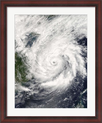 Framed Typhoon Kai-Tak Print