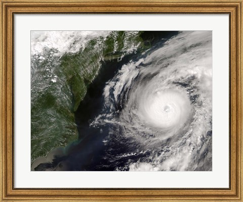Framed Hurricane Alex Print