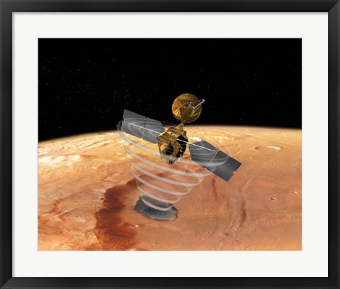 Framed Mars Reconnaissance Orbiter Print