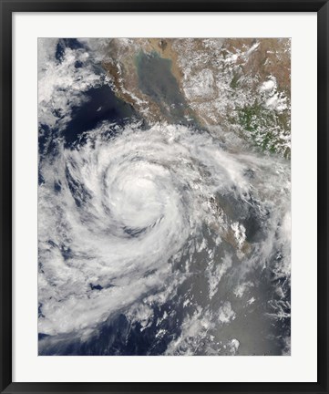 Framed Tropical Storm Emilia Print