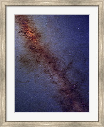 Framed Center of Milky Way Galaxy Print