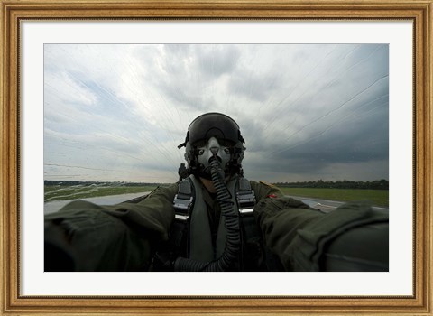 Framed Aerial Combat Photographer Print