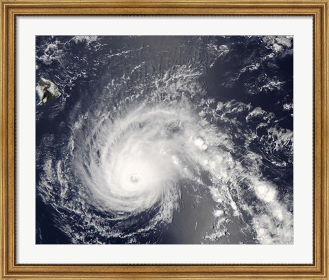 Framed Hurricane Flossie Print