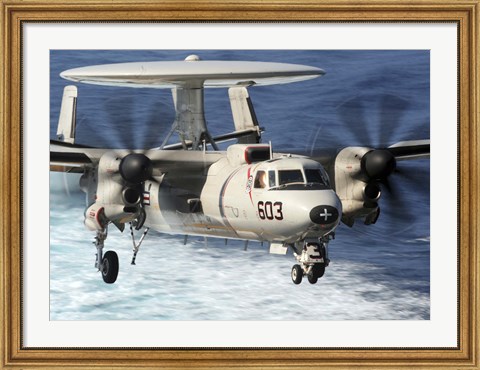 Framed E-2C Hawkeye Print