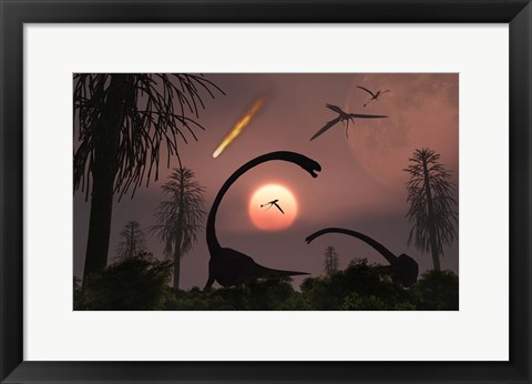 Framed Artist&#39;s Concept of Extinction Print