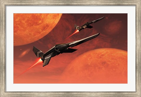 Framed Star Fighters Print