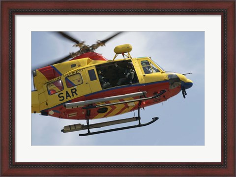 Framed AB-412 Tweety Helicopter Print