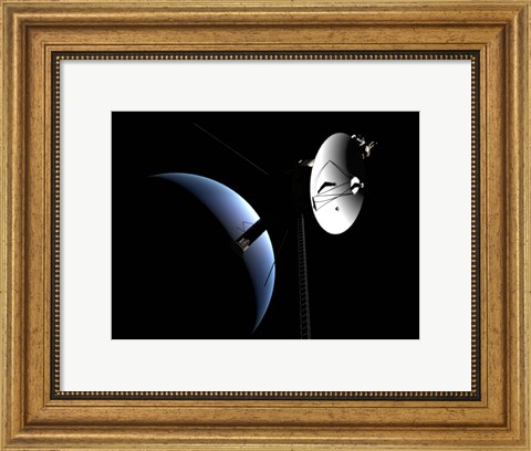 Framed Voyager 1 at Neptune Print