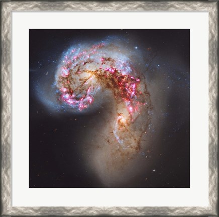 Framed Antennae Galaxies Print