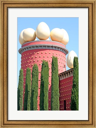 Framed Dali Theater and Museum exterior, Figueres, Spain Print
