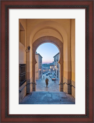 Framed Gate to Zocodover Square (Plaza Zocodover), Toledo, Spain Print