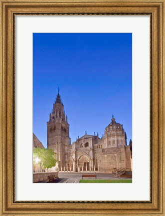 Framed Toledo Cathedral at Dawn, Toledo, Spain Print