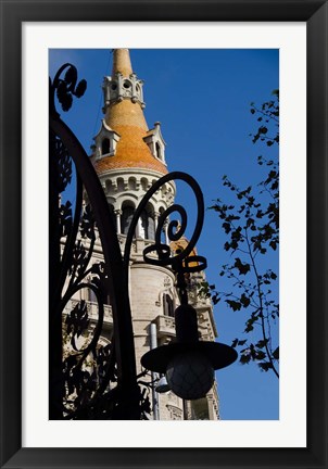 Framed Historic Architecture, Barcelona, Spain Print