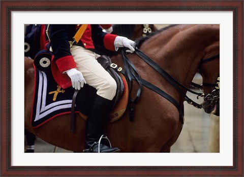 Framed Mounted Corp of Guardia Civil, Zaragoza, Aragon, Spain Print