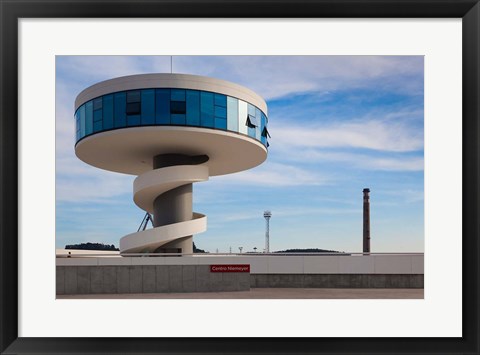 Framed Centro Niemeyer, Aviles, Spain Print