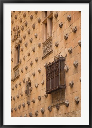 Framed Casa de las Conchas, Salamanca, Spain Print