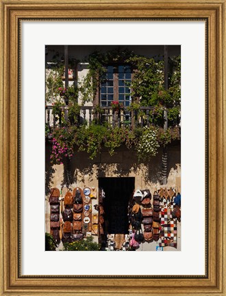 Framed Spain, Santillana del Mar, Medieval Town Buildings Print