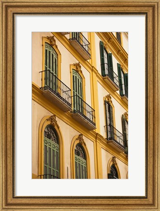 Framed Birth Place of Pablo Picasso, Malaga, Spain Print
