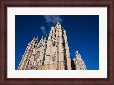 Framed Catedral de Leon, Leon, Spain Print