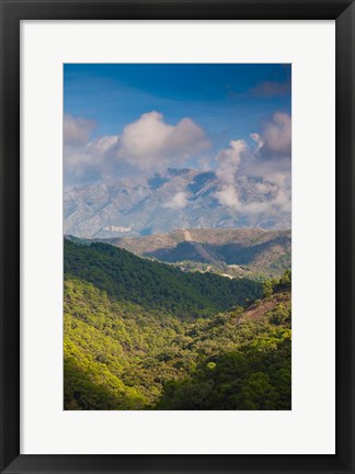 Framed La Torresilla Mountain, Malaga Province, Spain Print