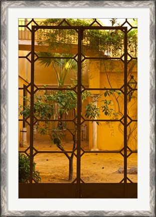 Framed Palacio de la Condesa de Lebrija Courtyard, Seville, Spain Print