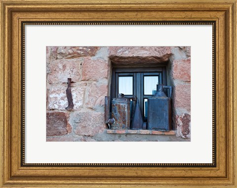 Framed Spain, Andalusia Antiques on display in the Hotel Palacio Guzmanes Print